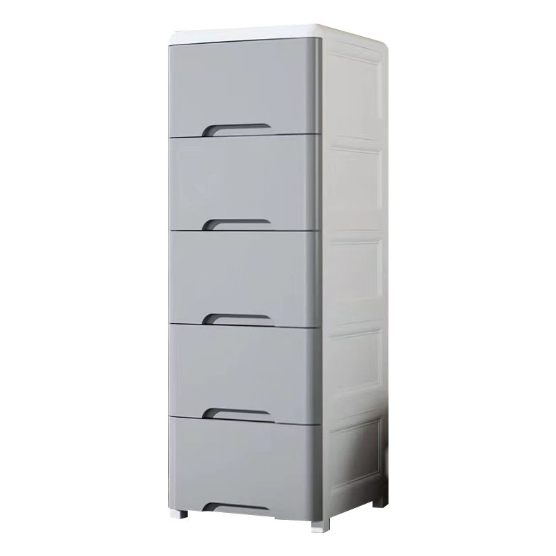 Ultra-Modern Kids Dressers Plastic Kids Furniture with Drawers for Bedroom