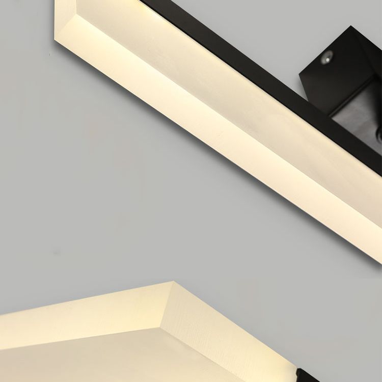 Modern Minimalist Style Linear Wall Mounted Vanity Lights Acrylic 1 Light Vanity Wall Light Fixtures for Bathroom