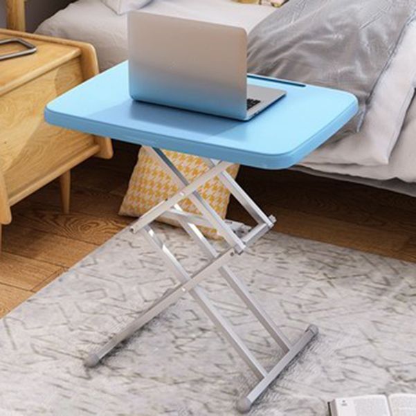 Rectangular Contemporary Standing Desk Converter Plastic Adjustable Folding Table