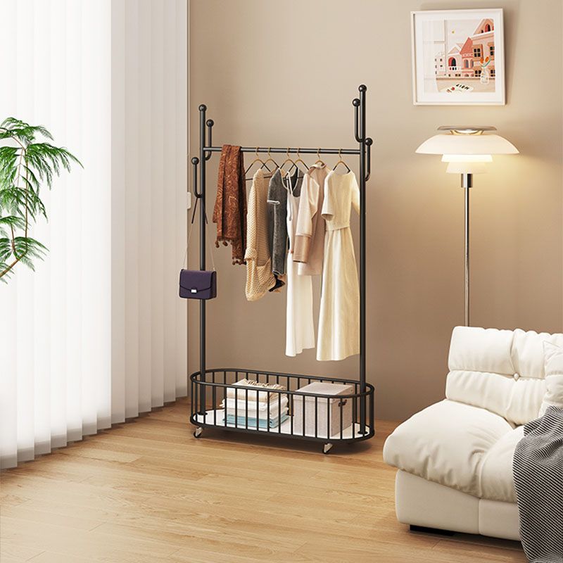 Luxury Metallic Coat Hanger Hooks Design Free Standing Coat Rack for Living Room