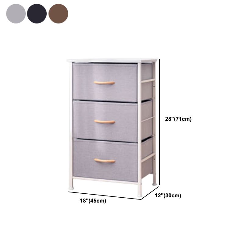 Contemporary Chest with Metal Legs Chest with Drawers for Bedroom