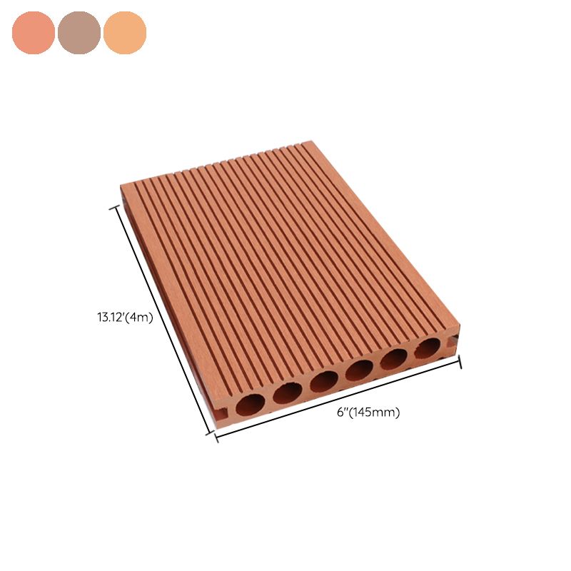 Water Resistant Floor Tile Contemporary Smooth Click Lock Engineered Wood for Patio Garden