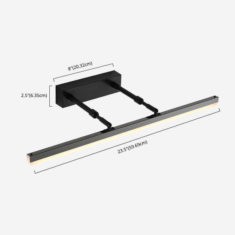 Modern Minimalista Estilo lineal LED LED LIGHTURES ILUMINACIÓN DEL TANIDAD CON SOMBRA DE ACRYLIC