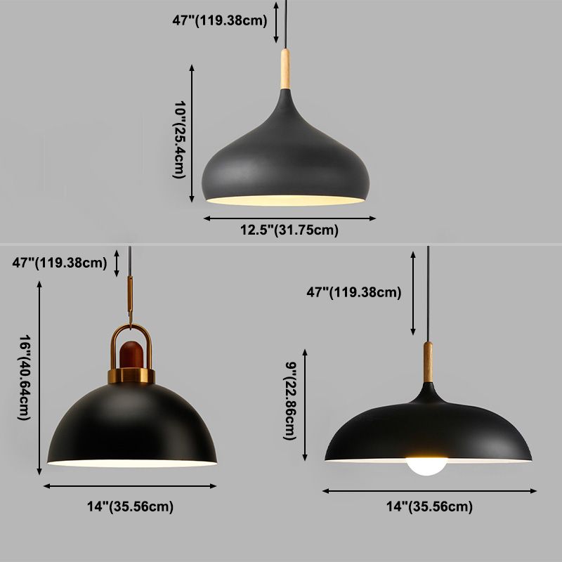 Industrielle Einfachheit Bauernhaus Deckenlichter mit einzigartigem Metallschatten