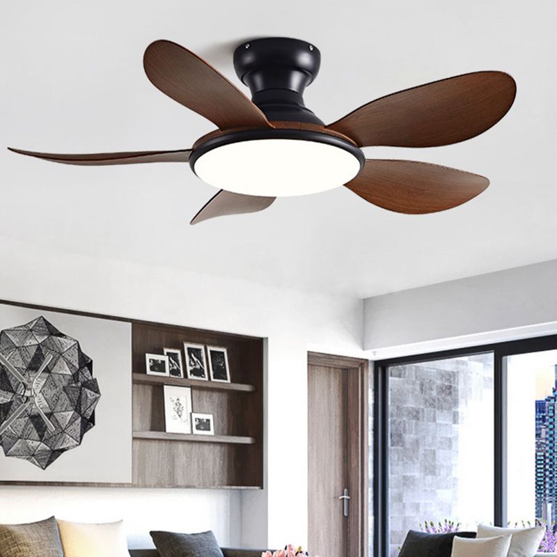 Modern 52" Ceiling Fan Lighting with 5-Blade for Dining Room