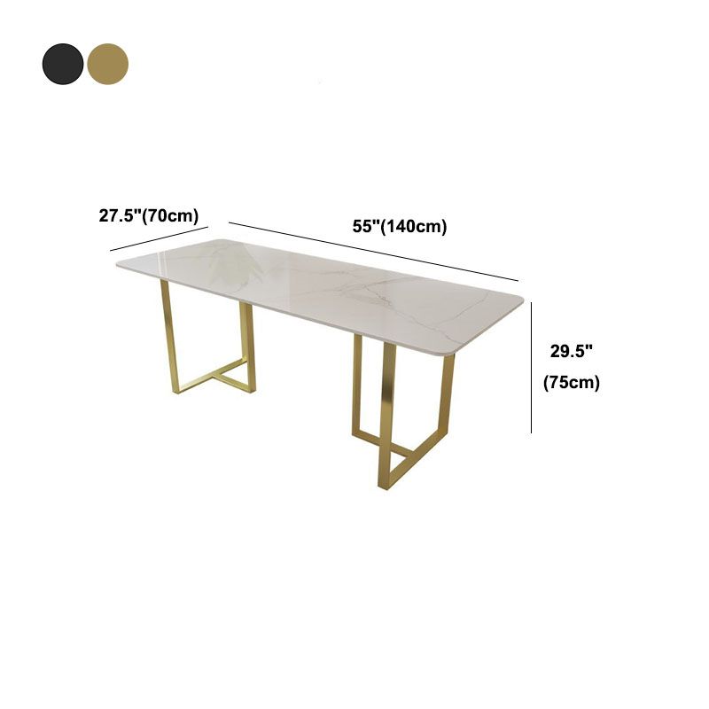 Curved Meeting Table Home Office Luxury Sintered Stone Writing Desk