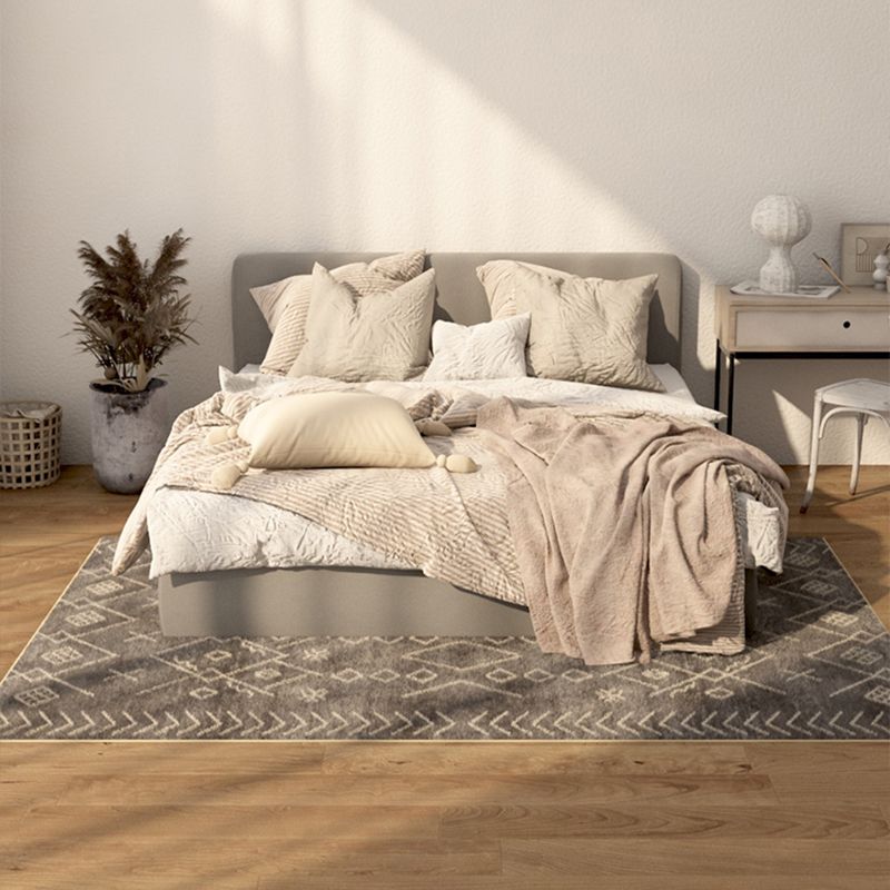Alfombra de dormitorio múltiple alfombra étnica geométrica polipropileno alfombra interior lavable para mascotas