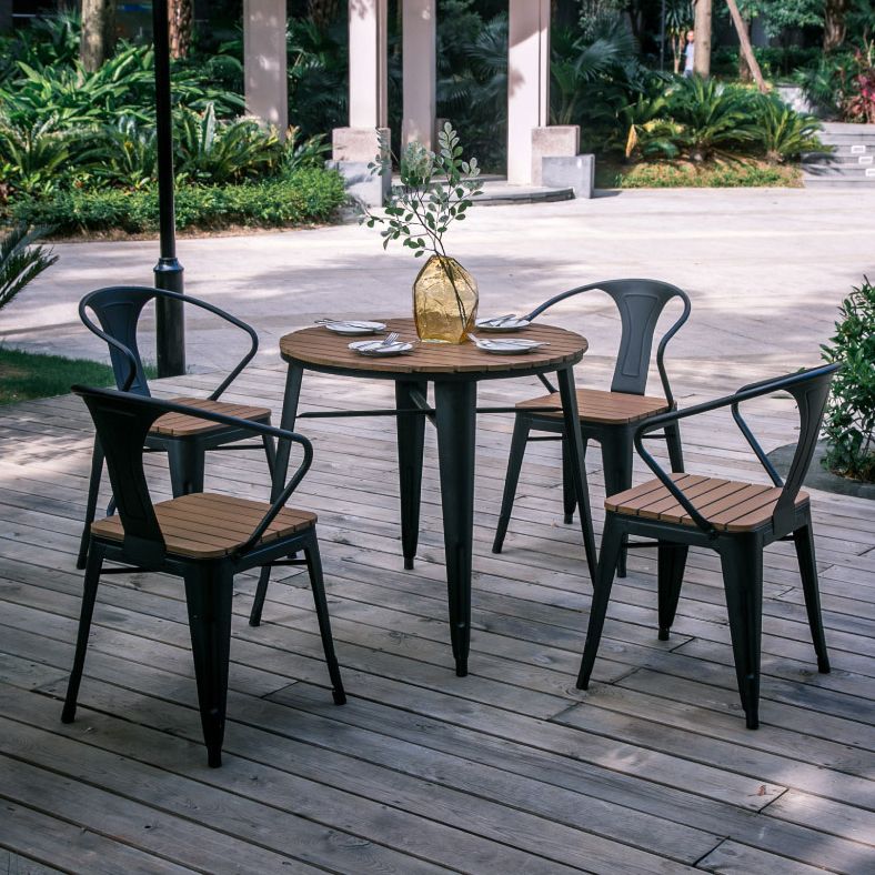 Industrial Style 1/2/3/5 Pieces Dining Set Reclaimed Wood Dining Table Set