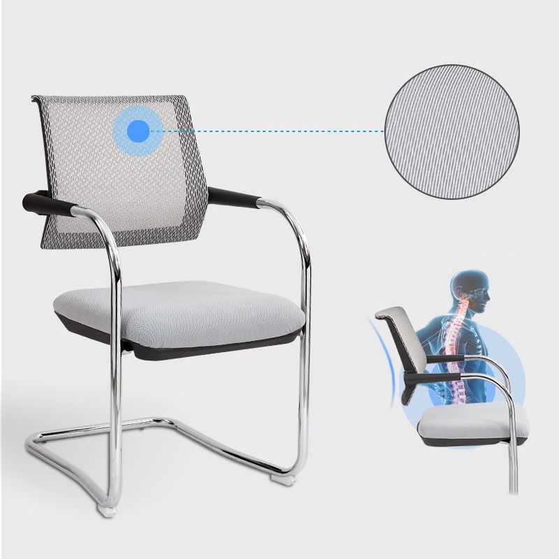 Contemporary Fabric Ergonomic Desk Chair Mid-Back Conference Chair