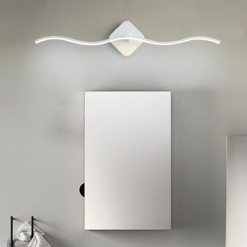 1-licht Noordse stijl metalen ijdelheid licht rechte LED Mirror Light voor badkamer