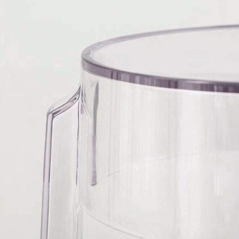Taburete de barra de plástico transparente de estilo nórdico de 30 pulgadas para comedor para comedor