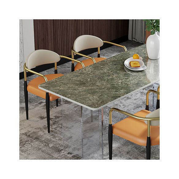 Designer Style 1/4/5/7 Pieces Dining Set Sintered Stone Top Dining Table with Chairs