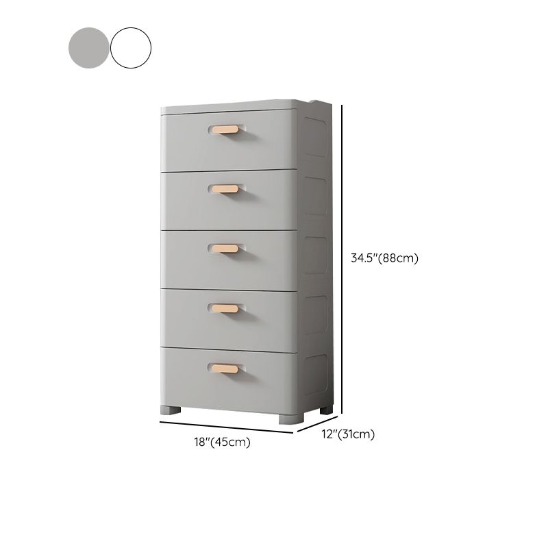 5-drawer Bedroom Armoire Contemporary Youth Armoire for Home