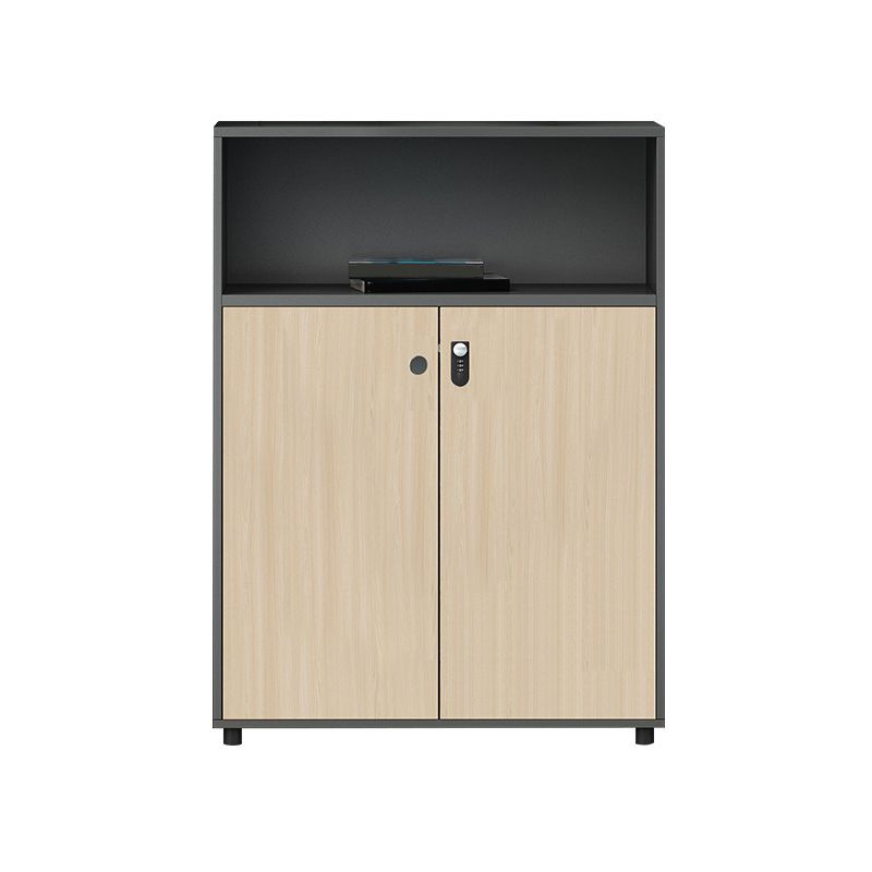 Modern File Cabinet Wooden Filing Cabinet with Lock Storage for Office