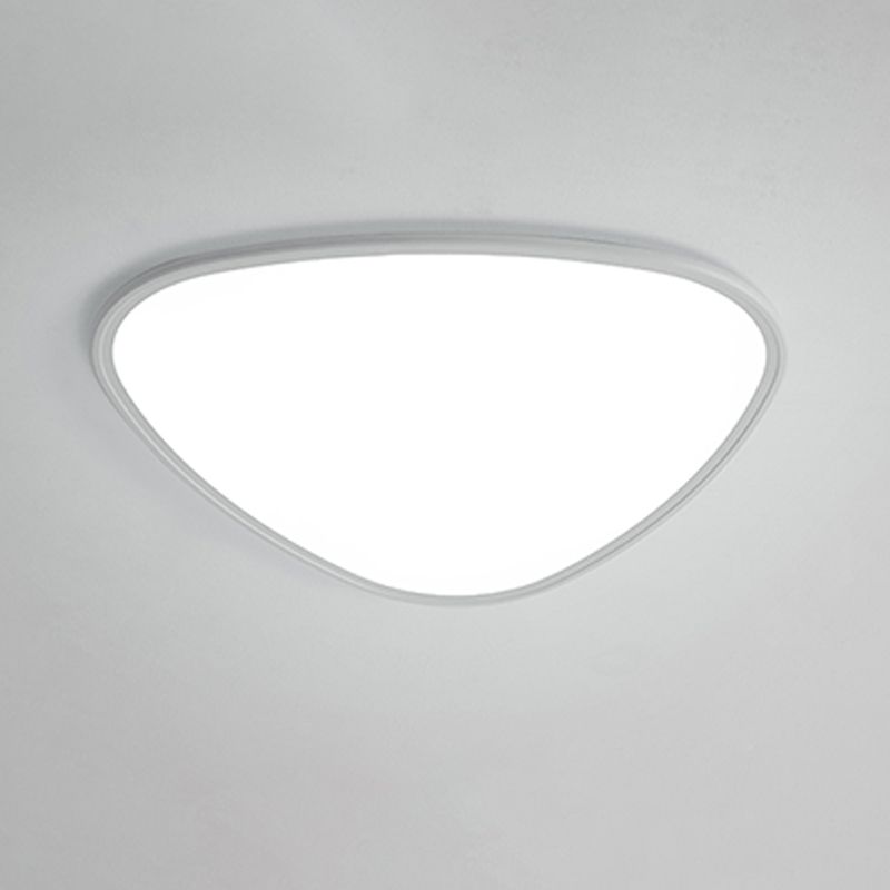 Metal Geometric Shape Flush Ceiling Light Modern Style 1 Light Flush Mounted Lighting