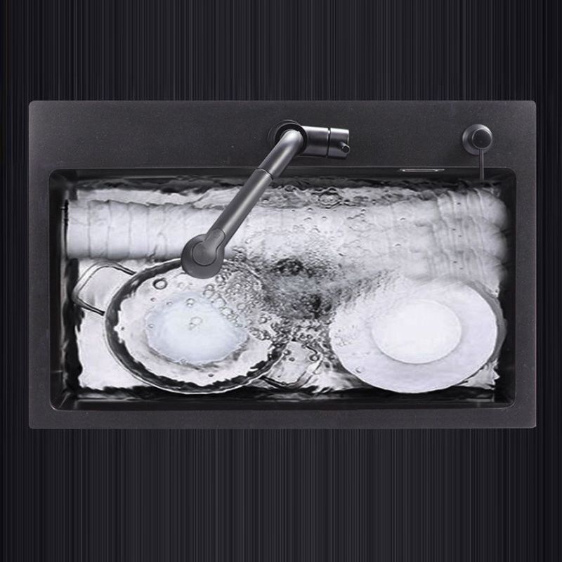 Classic Style Kitchen Sink Corrosion Resistant 2 Holes Stainless Steel Kitchen Sink