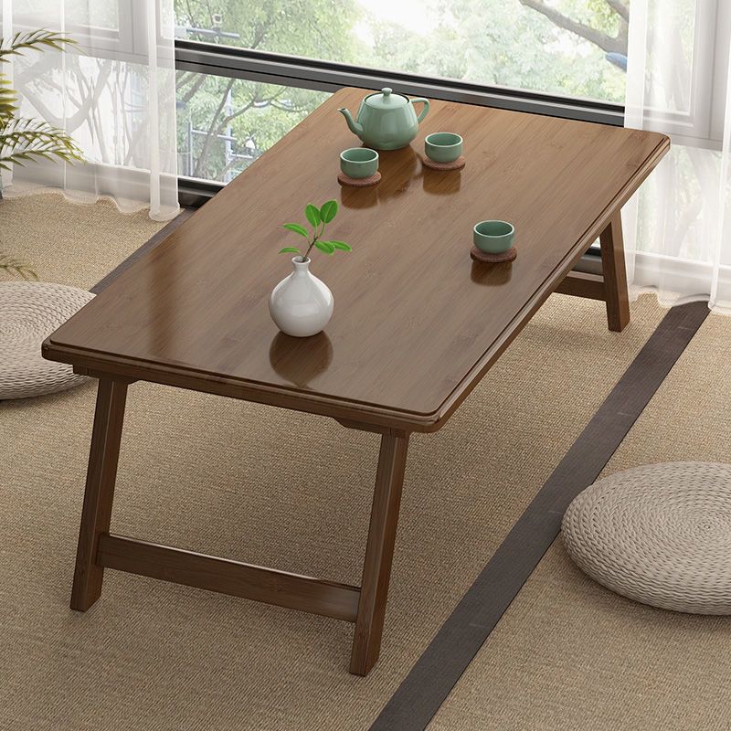 Contemporary Style Engineered Wood Desk Rectangle Folding Desk