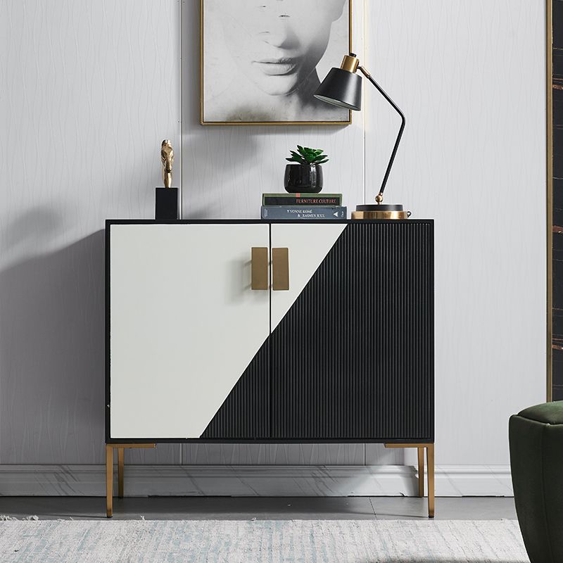 Glam Style Sideboard Engineered Wood Dining Sideboard for Living Room