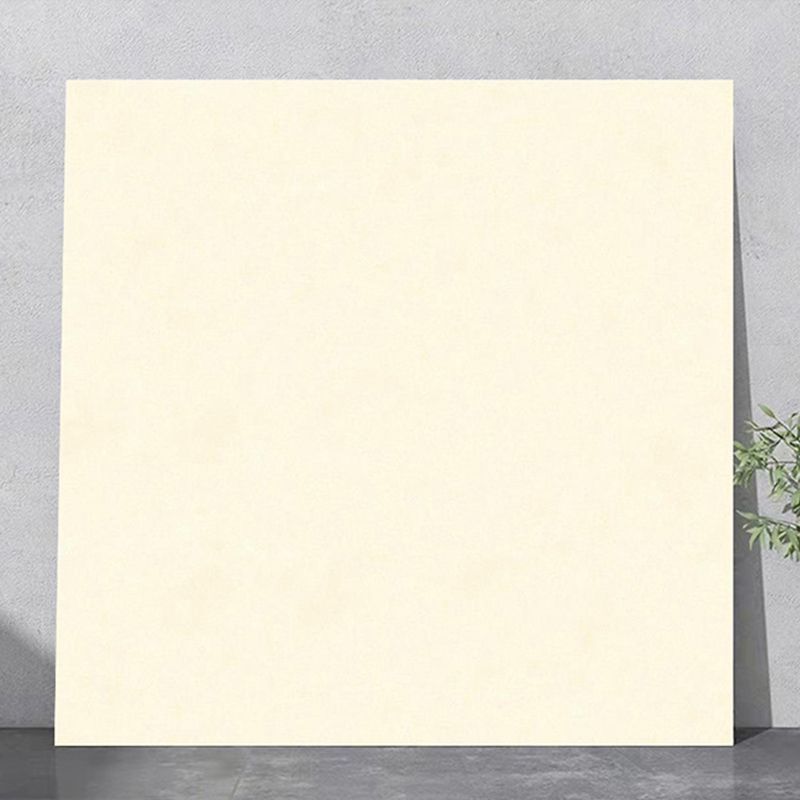 Modern Style Waterproof Floor Tile Pure Color Straight Edge Square Floor Tile