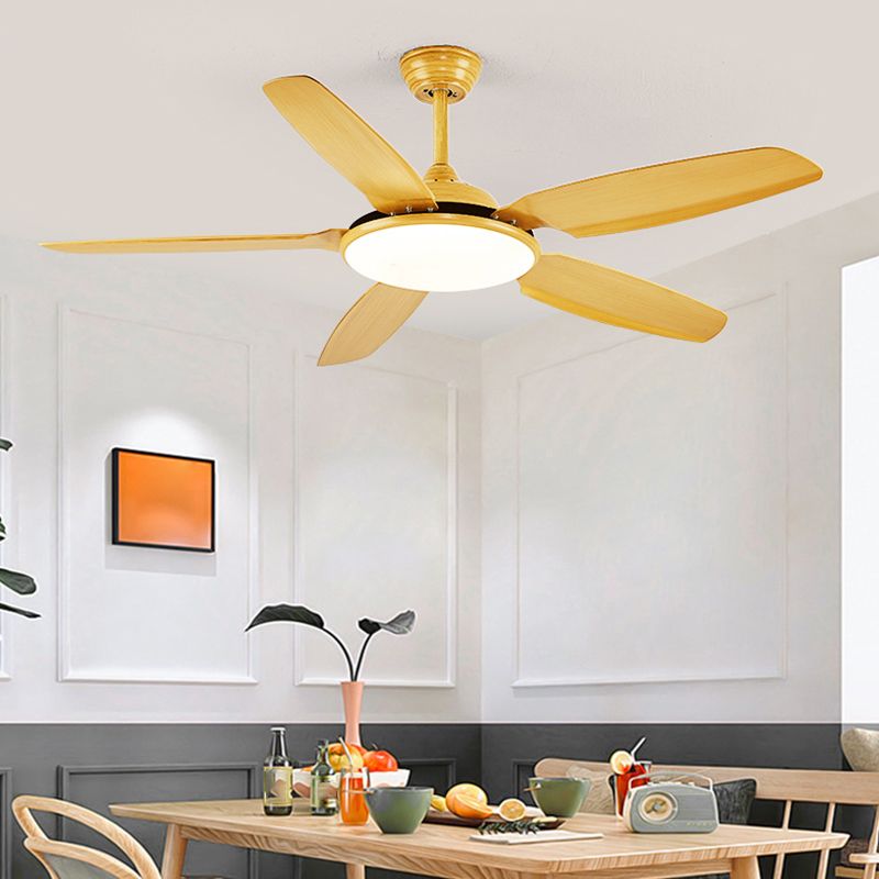 Simple LED Ceiling Fan Light Fixture Modern Ceiling Lamp for Bedroom