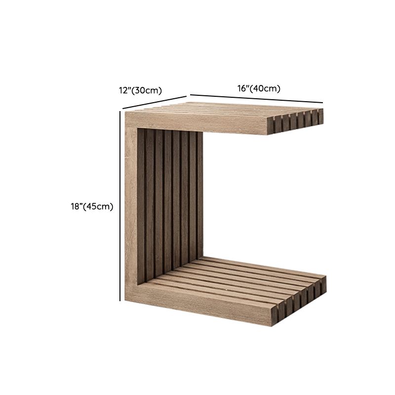 Contemporary Patio Table Solid Wood Teak Rectangle Coffee Table