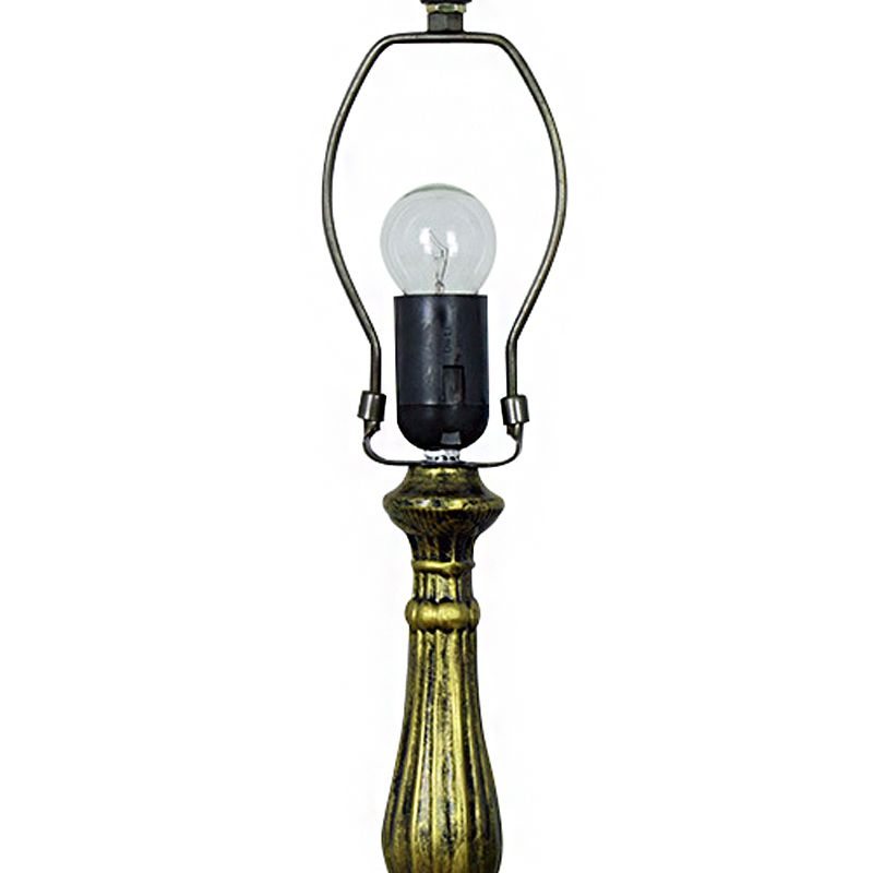 Domed Accent Table Lamp Retro Style Stained Glass 1 Light Decorative Accent Lamp for Bedside