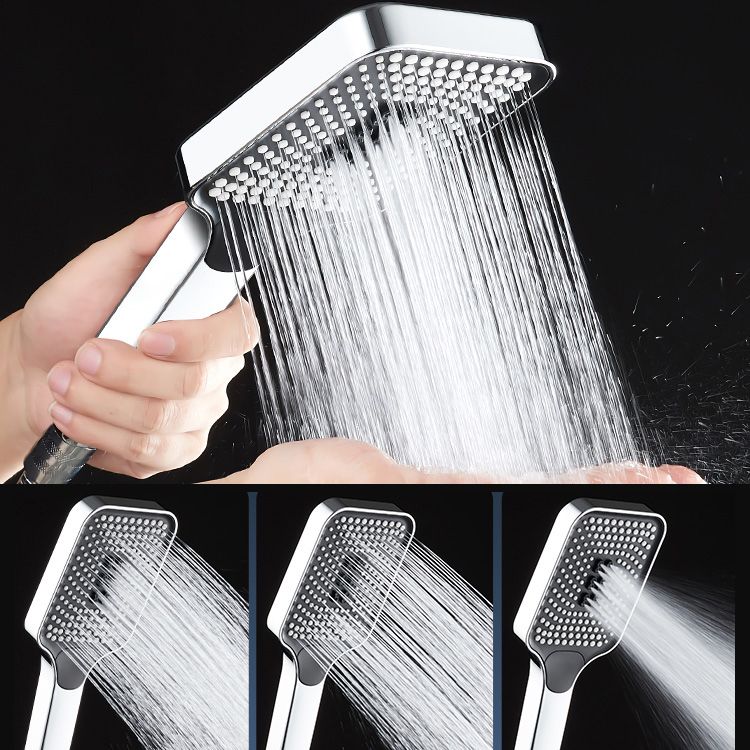 Modern Handheld Shower Head Square Three-speed Fall Resistance Spray Head