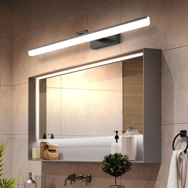 Lámparas de tocador LED lineal lámpara de espejo LED moderno iluminación frontal para baño