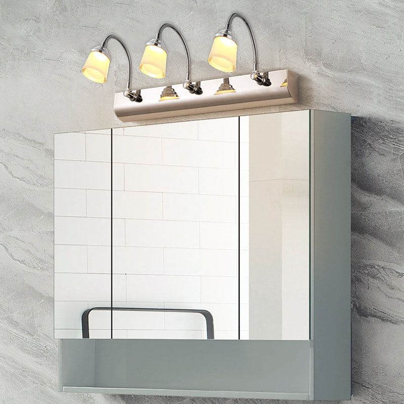 Modern Simplicity Metal Wall Light Rotatable LED Wall Lamp in Silver