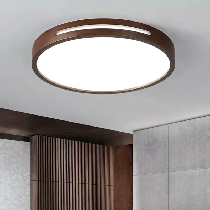 Wood Geometric Flush Mount Fixture Modern Flush Light Fixtures