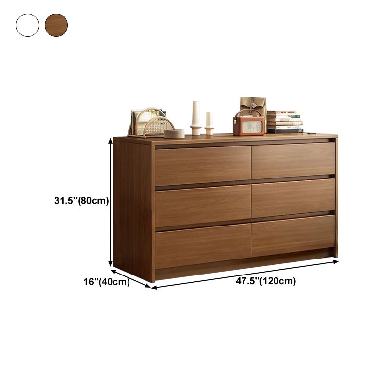 Modern Simple Dining Buffet Engineered Wood Sideboard Buffet with Drawer for Living Room