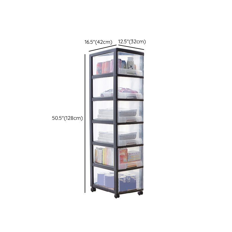 Vertical Transparent File Cabinet Plastic Drawers File Cabinet