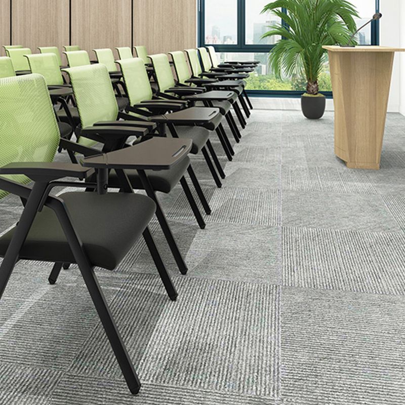 Mesh Mid Back Conference Chair Contemporary Fixed Arms Office Chair for Office