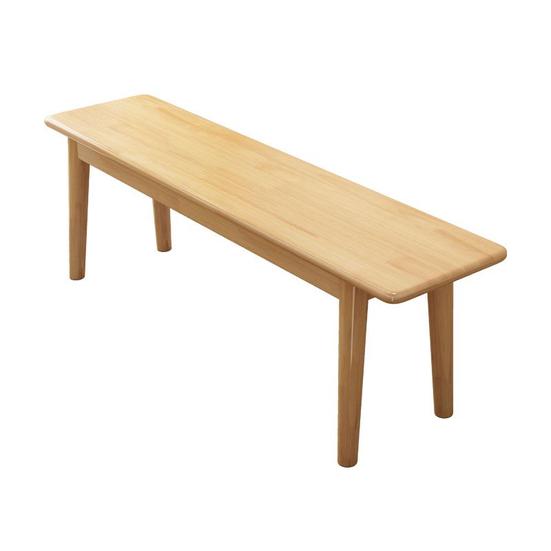 Modern Entryway Bench Cushioned Wooden Seating Bench , 12" Width