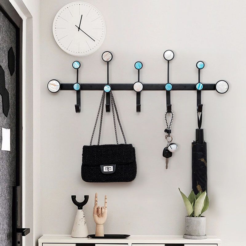 Metal Coat Rack Modern Style Simple Home Wall Hanging Coat Rack