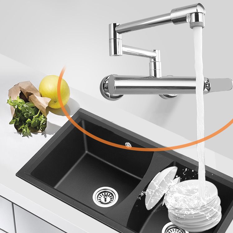 Modern Spring Spout Water Filler One Handle Low Arch Kitchen Faucet