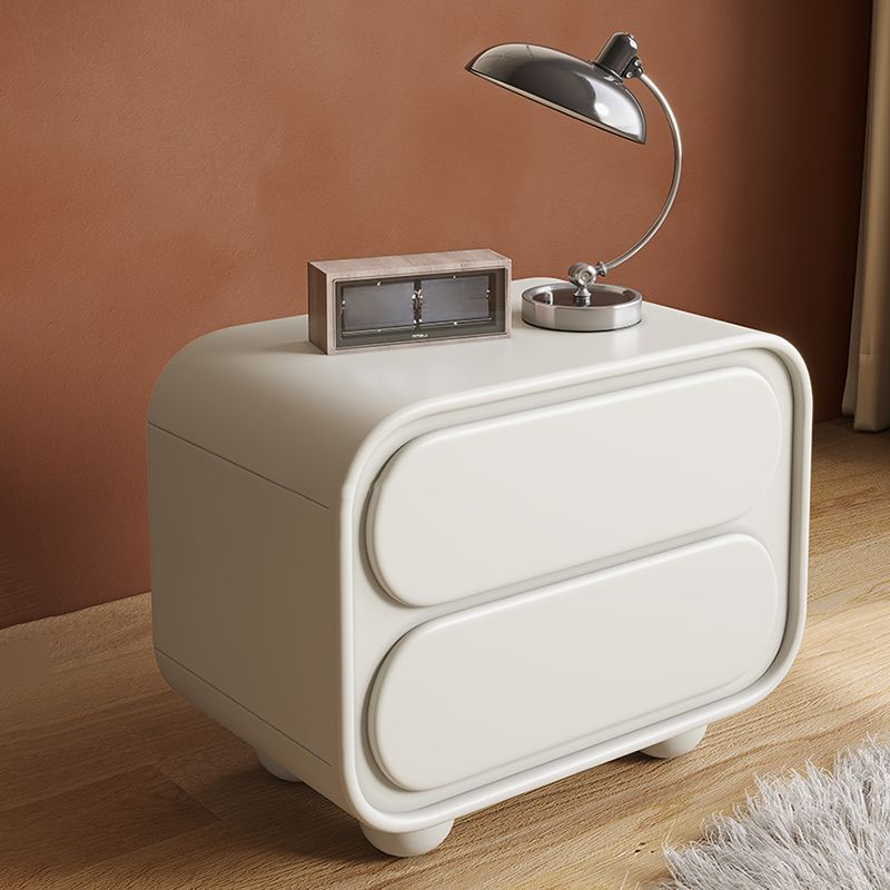 White Bedside Table for Nursery Modern & Contemporary Nightstand Kids