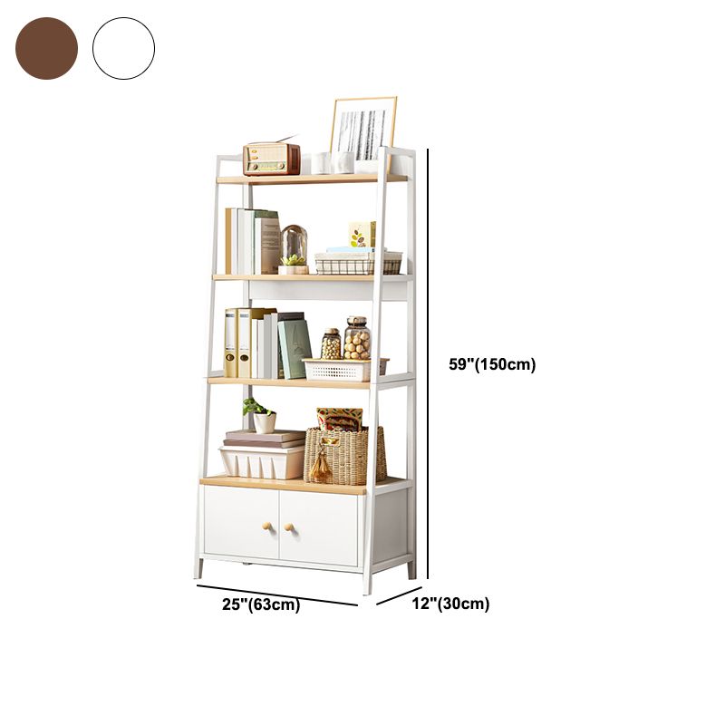 Open Wooden Bookcase Modern Minimalist Home Multi-layer Bookshelf