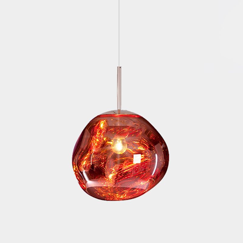 Ball Shape Glass Hanging Pendant Light Nordic Suspension Pendant Light