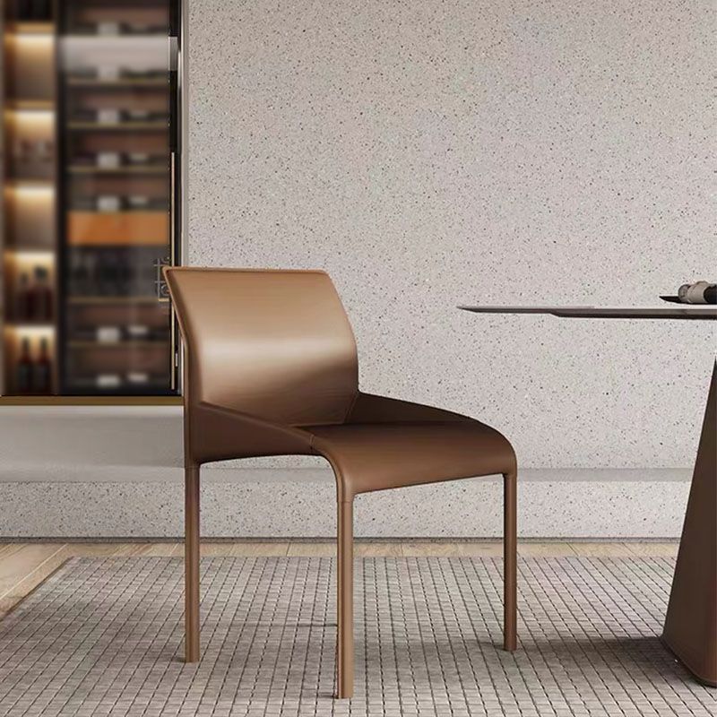 Dining Chairs Faux Leather Modern Side Chairs for Dining Room