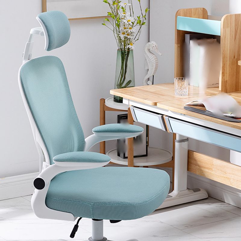 High Back Office Chair with Sponge Cushion Adjustable Arm Office Chair for Office