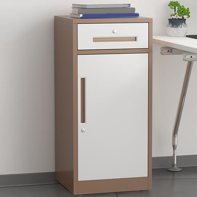 Steel Filing Cabinet Vertical File Cabinet with Lock and Storage