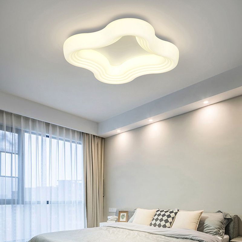 LED Modernism Ceiling Light Flush Mount White Lighting for Restaurant