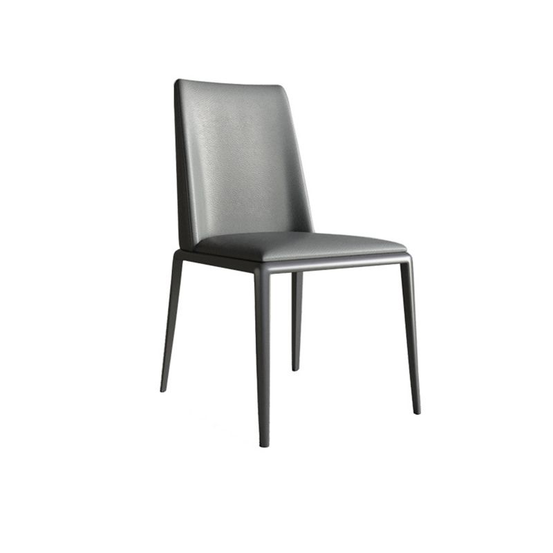 Contemporary Leather Dining Room Chairs Metal Dining Chairs for Home Use