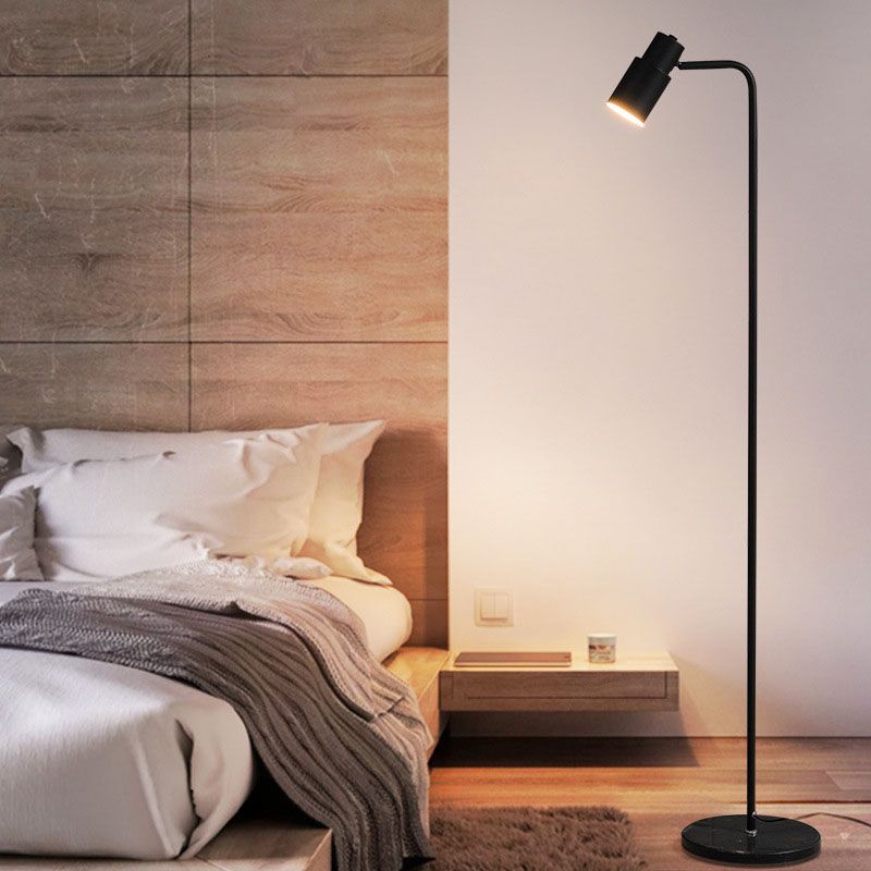 Metal Geometric Shape Floor Lamp Modern Style 1-Light Floor Lamp Fixture