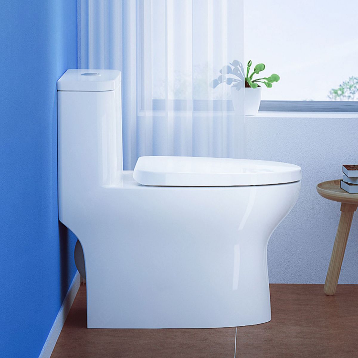 Traditional Toilet Bowl One Piece Toilet Floor Mounted Siphon Jet Toilet