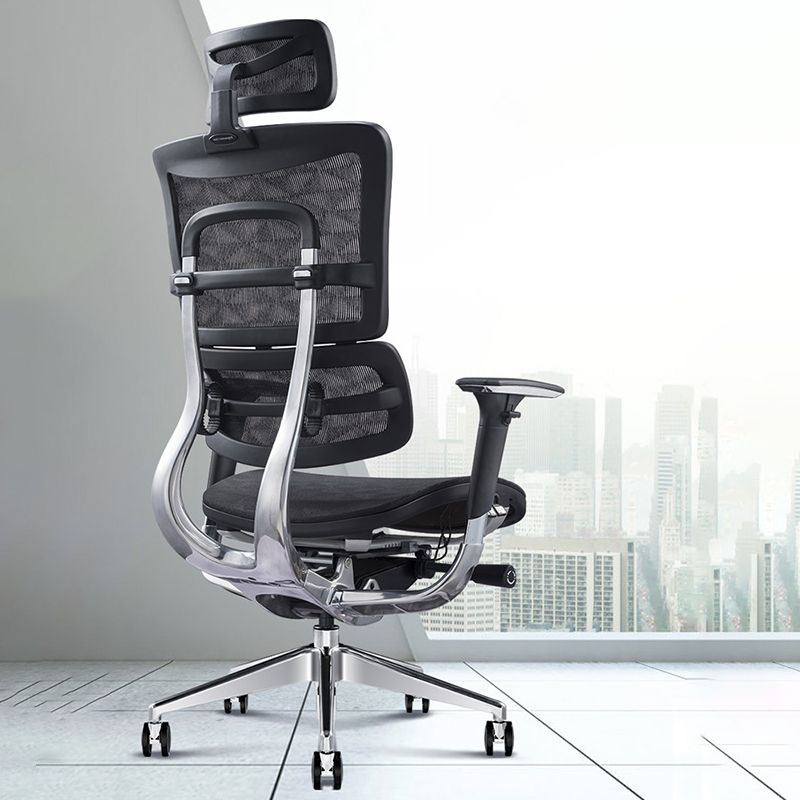 Removable Arms Chair Modern Ergonomic Office Chair with Breathable Back