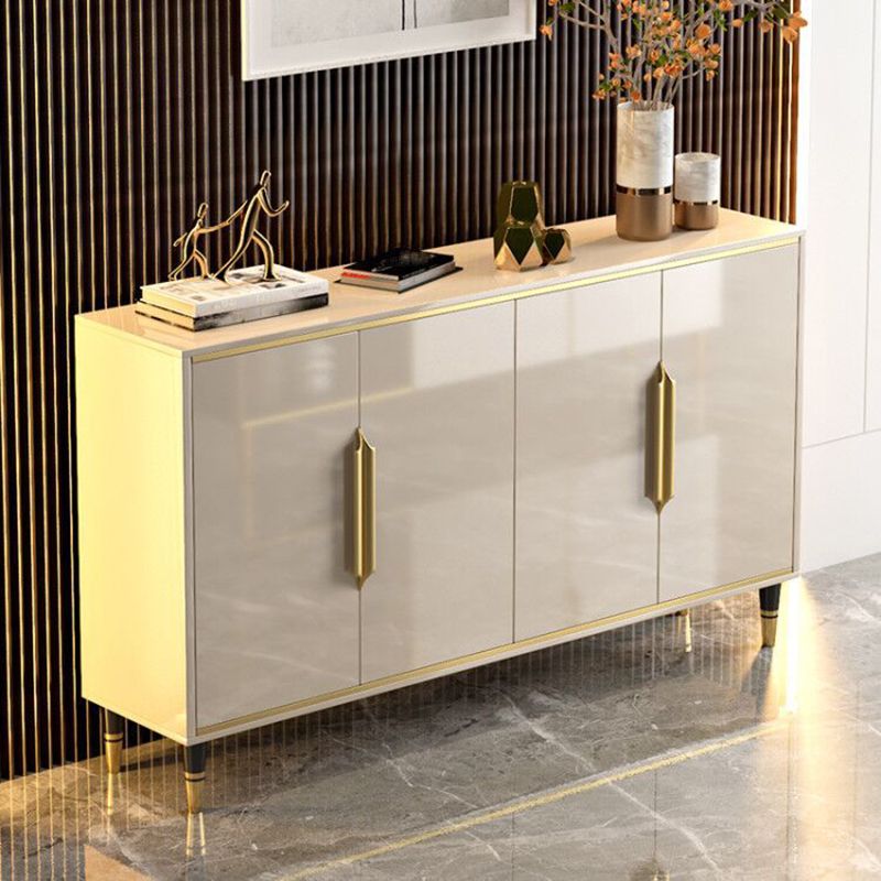 Glam Style Sideboard Door Engineer Wood Sideboard for Dinning Room