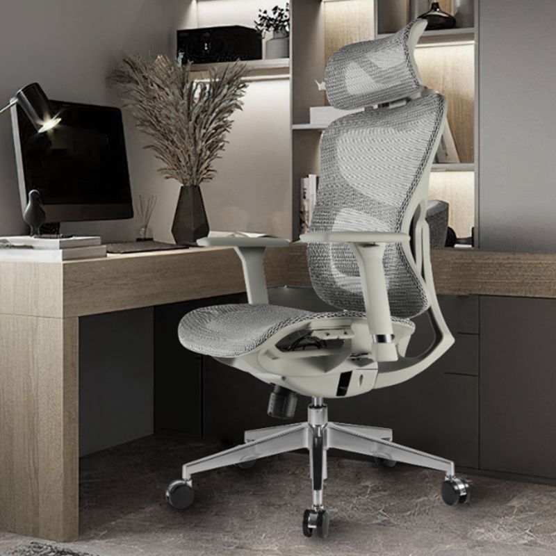 Removable Arms Desk Chair Ergonomic Modern Office Chair with Wheels