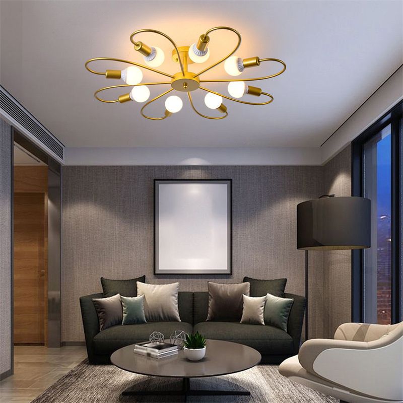 Modern Ceiling Lamp Minimalist Flush Mount Light Fixture for Bedroom